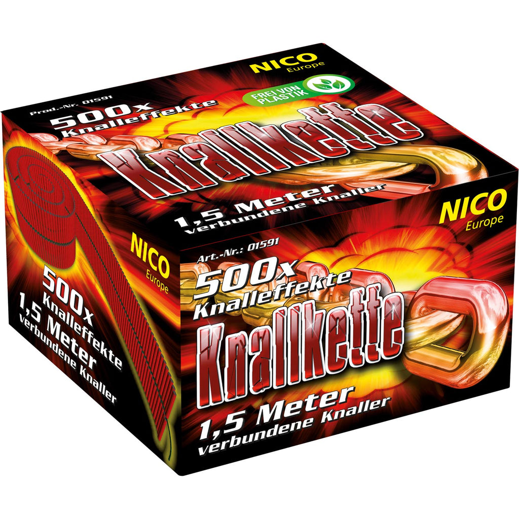 Knall-Kette, 500 Schuss