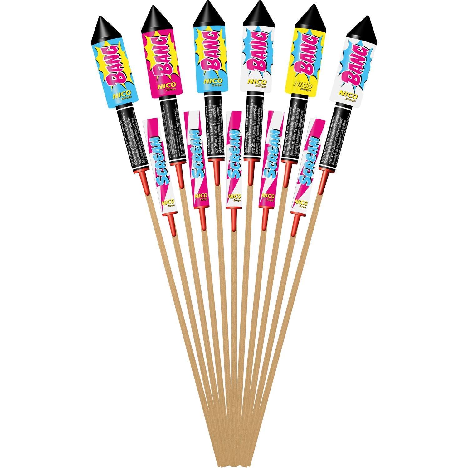 Bang & Scream, 11er-Rak.-Btl.