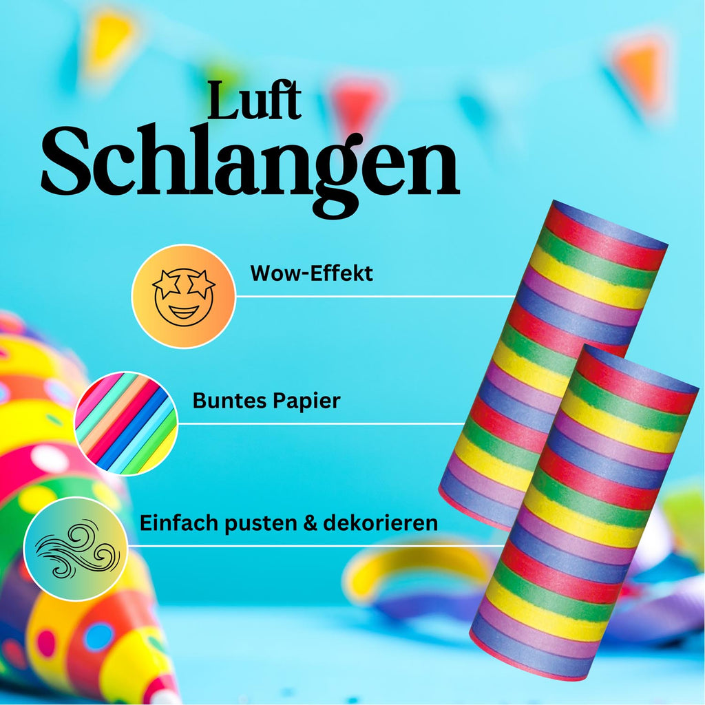 Luftschlangen, SB-3er-Pack, 4/18