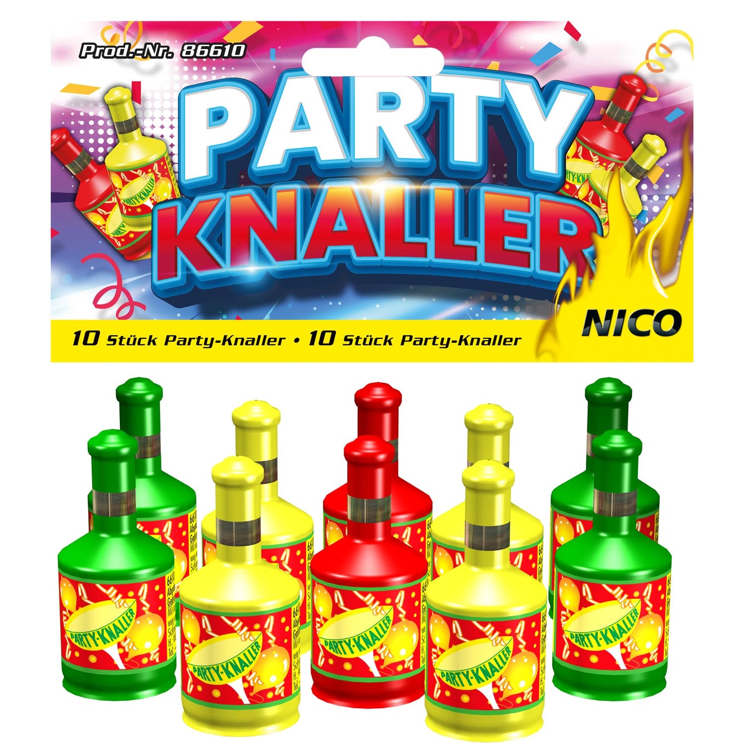 Party-Knaller, 10er-Btl.
