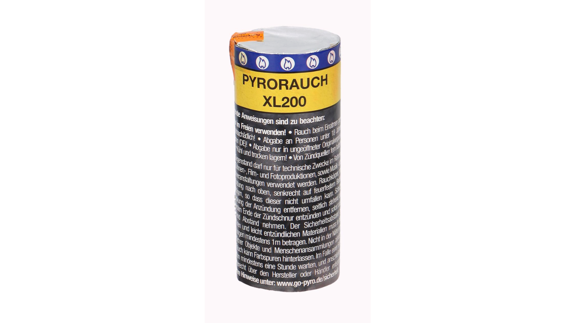 Rauchtopf groß, gelb