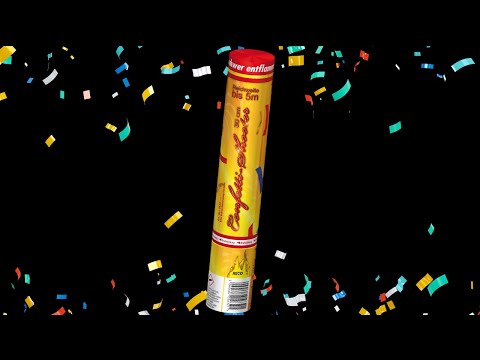 Konfetti Shooter 30 cm bunt